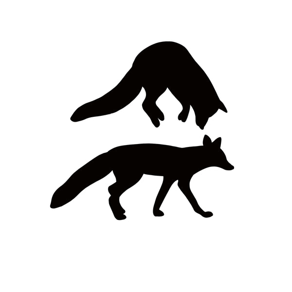 Fox Fusible Glass Precut - 96 COE - 90 COE Glass - For fused glass - Stained Glass - Mosaic Art - Glass Art Supplies - Foxes