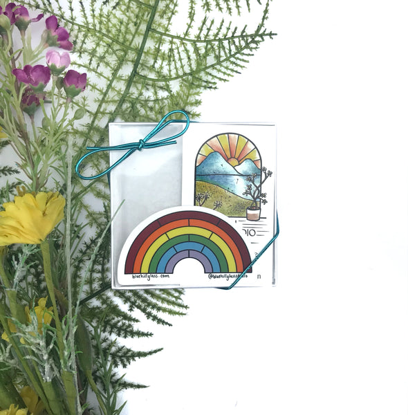 Brilliant Purple Dichroic Fused Glass Dangle Earrings