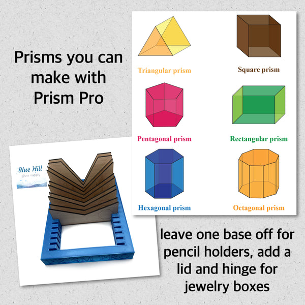 Prism Pro Stained Glass 3D Jig Tool for Making Prisms - Box Maker