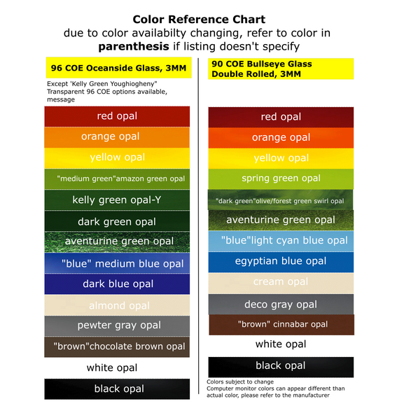 Color Reference Chart