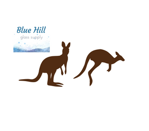 Kangaroo Fusible Glass Precut - 96 COE - 90 COE Glass - For fused glass - Stained Glass - Mosaic Art - Glass Art Supplies