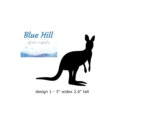 Kangaroo Fusible Glass Precut - 96 COE - 90 COE Glass - For fused glass - Stained Glass - Mosaic Art - Glass Art Supplies