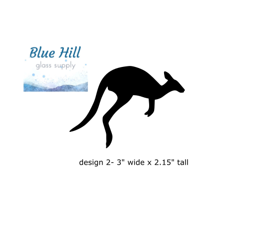Kangaroo Fusible Glass Precut - 96 COE - 90 COE Glass - For fused glass - Stained Glass - Mosaic Art - Glass Art Supplies