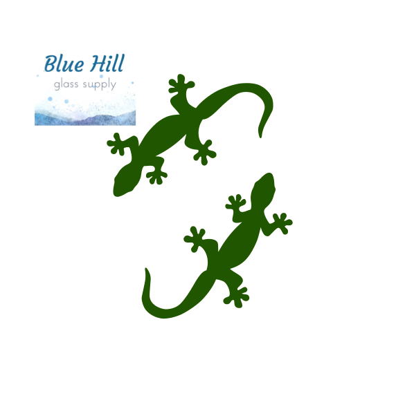 Lizard Fusible Glass Precut - 96 COE - 90 COE Glass - For fused glass - Stained Glass - Mosaic Art - Glass Art Supplies