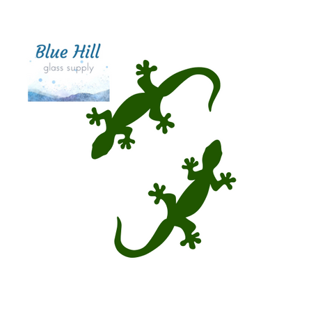 Lizard Fusible Glass Precut - 96 COE - 90 COE Glass - For fused glass - Stained Glass - Mosaic Art - Glass Art Supplies