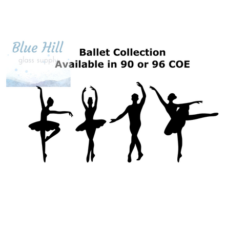 Ballerina Precut Glass Shape - People Glass Precut - Ballet - Dancer - For Mosaics - Fusible - 90 COE - 96 COE - Stained glass