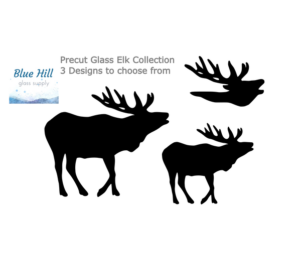 Elk fusible glass precut shape -90 coe - 96 coe