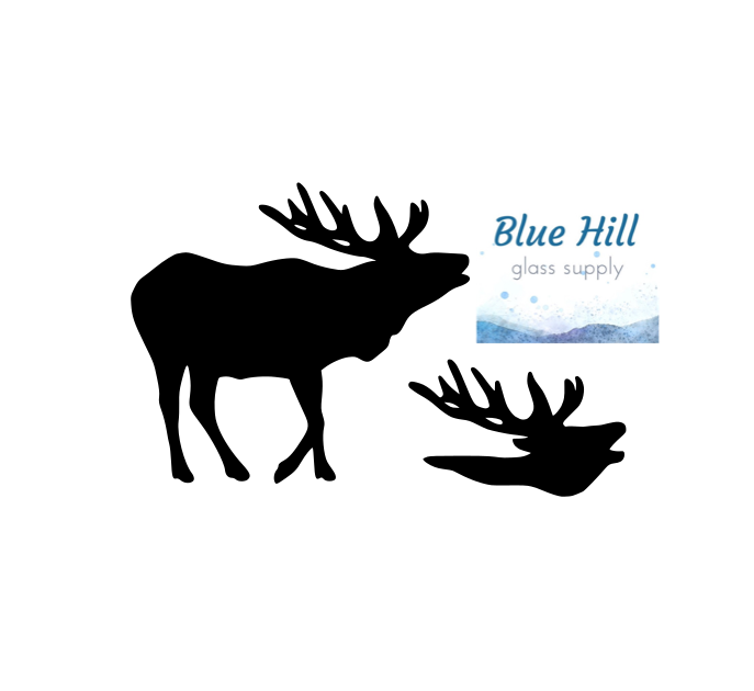 Elk fusible glass precut shape -90 coe - 96 coe