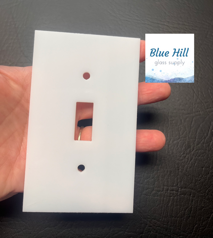 Light Switch Plate Fusible Glass Precut