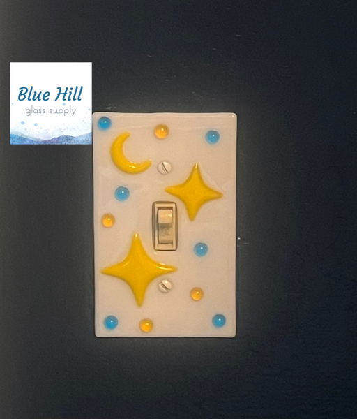 Light Switch Plate Fusible Glass Precut