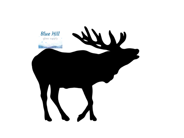 Elk fusible glass precut shape -90 coe - 96 coe