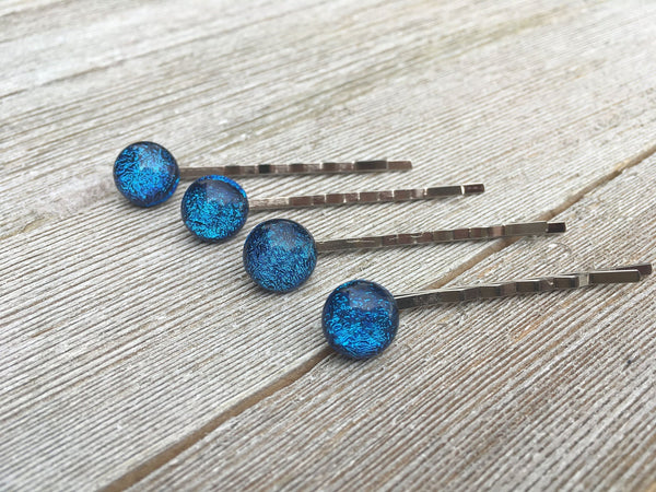 Dichroic Glass Hairpins , Multiple Colors