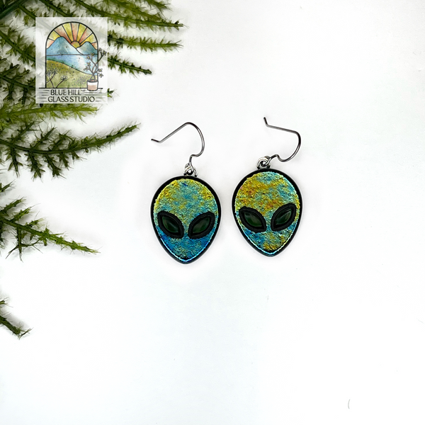 Alien Dangle Earrings