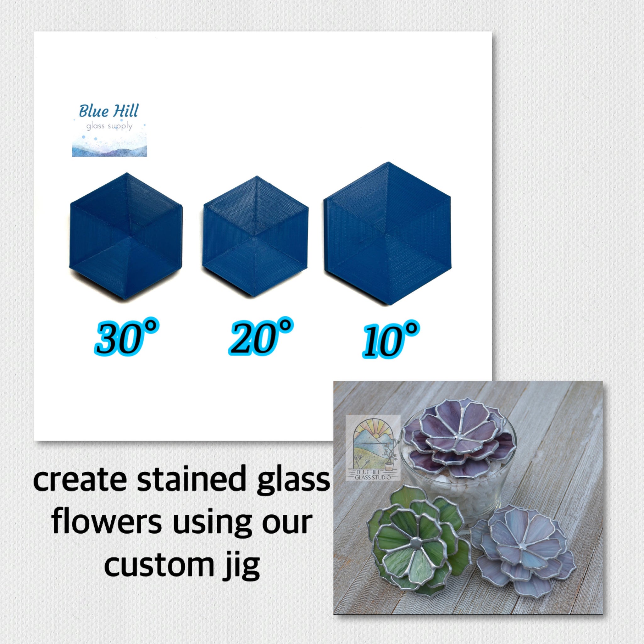 stained glass succulent jib Flower or Succulent Molds for Stained Glass Making