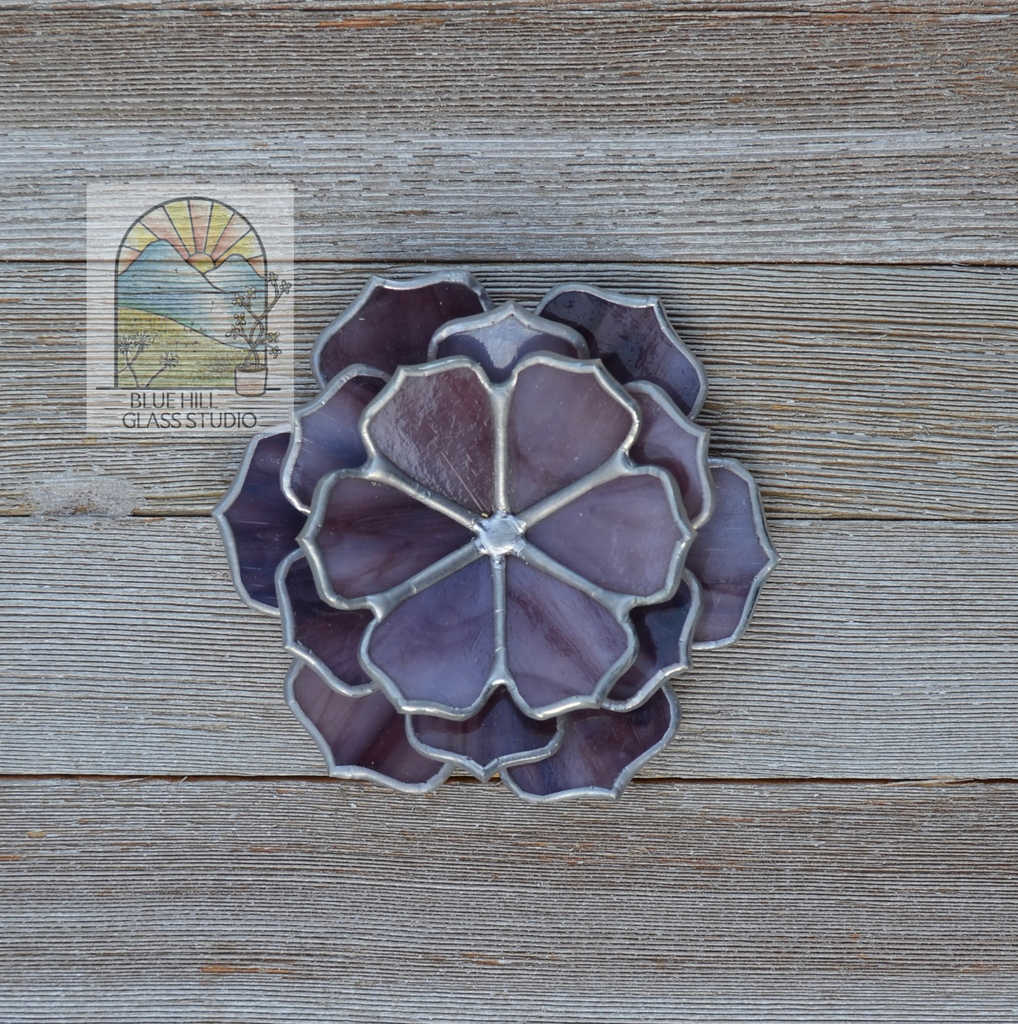succulent ring dish Succulent ring holder – Blue Hill Glass
