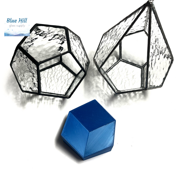 D12 Dodecahedron MOLD for Stained Glass Making - Stained Glass Jig - Twelve Sided Shape Mold