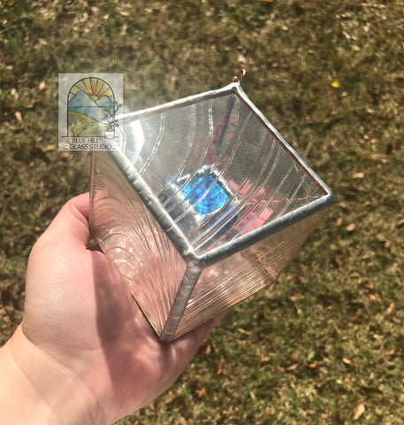 Tesseract Cube Window Hanging
