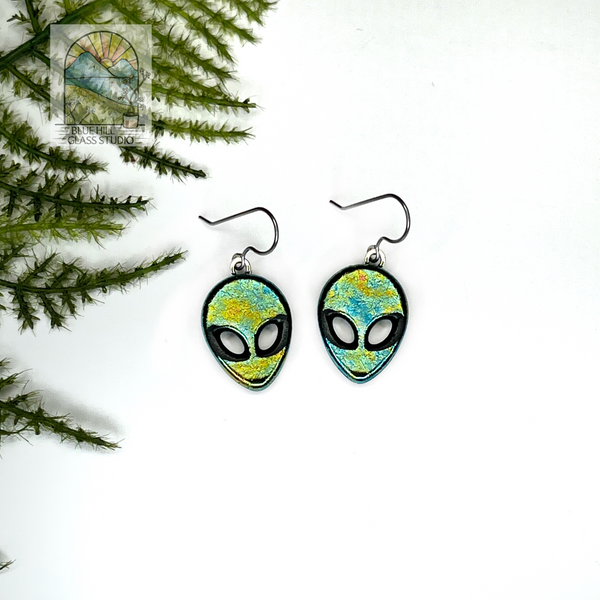 Alien Dangle Earrings