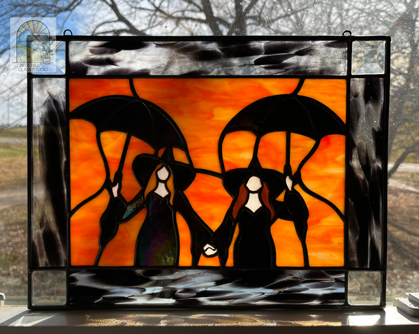 Practical Magic Stained Glass Panel
